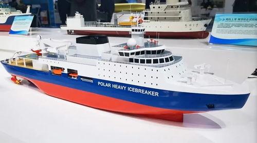 国产核动力破冰船视频,冰海巨兽的壮丽航程